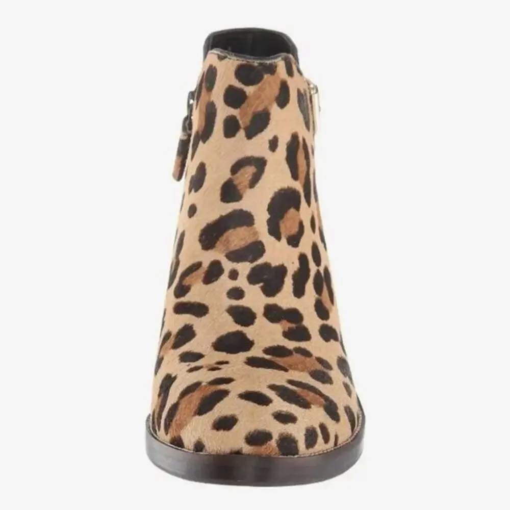 Cole Haan Harrington Grand Buckle Bootie in Ocelot Print Haircalf‎ size 8 B new! - Picture 16 of 16
